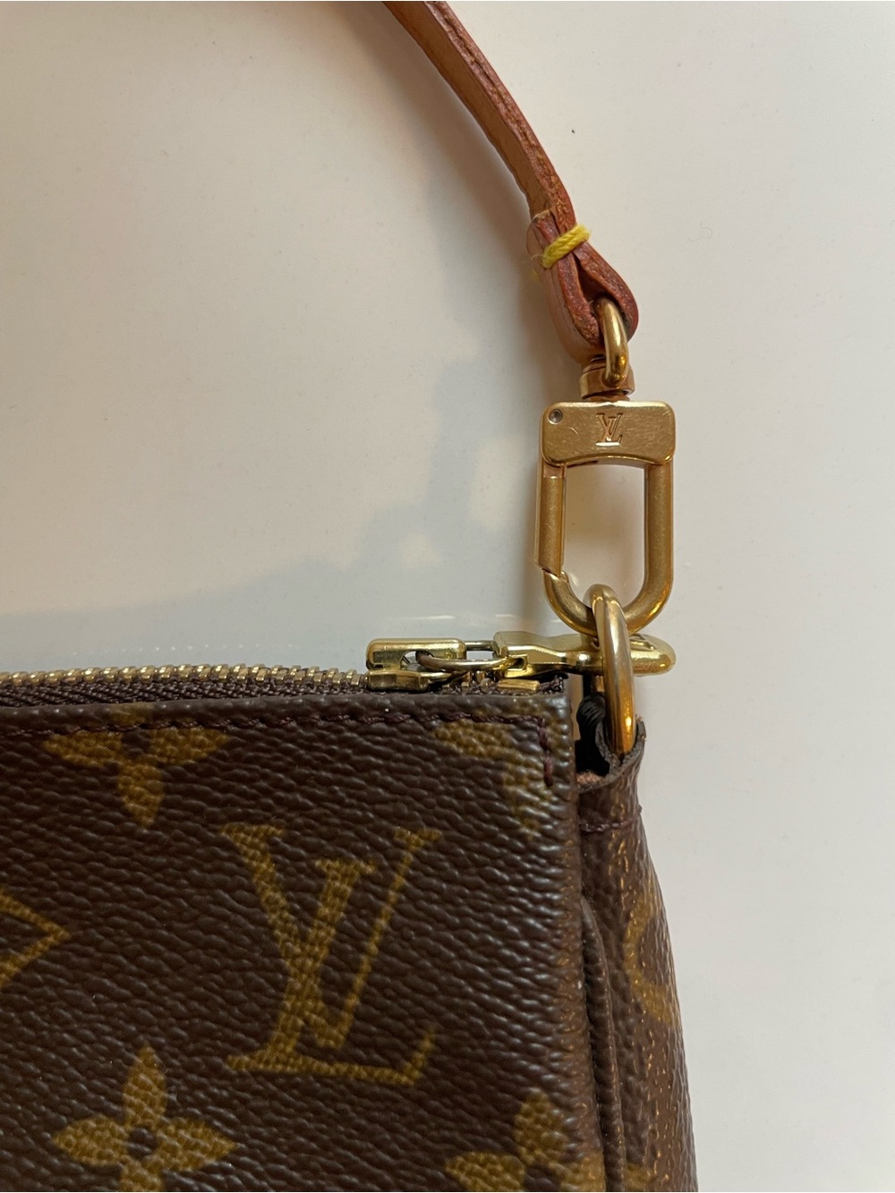 Authentic Louis Vuitton Monogram Pochette Accessoires Mini Shoulder Bag - Picture 5 of 12